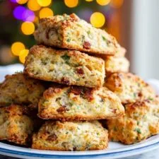 Overnight Bacon and White Cheddar Scones Recipe