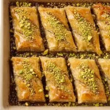 Pistachio Chocolate Baklava