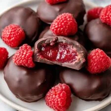 Raspberry Filled Chocolate Bites Recipe