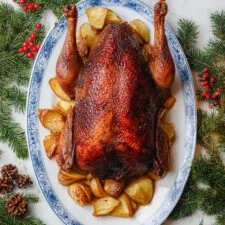Roast Goose with Orange & Five Spice: Christmas Dinner Recipe