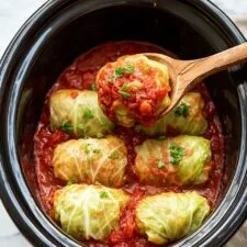 Slow Cooker Cabbage Rolls with Pork Recipe