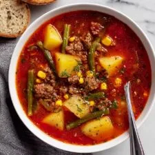 Slow Cooker Vegetable Beef Soup Recipe