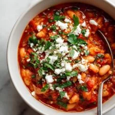 Spicy White Bean Stew with Harissa Recipe
