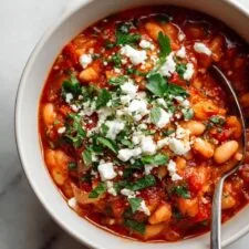 Spicy White Bean Stew with Harissa Recipe