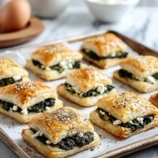 Spinach and Feta Puff Pastry Bites Recipe