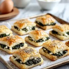 Spinach and Feta Puff Pastry Bites Recipe