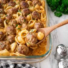Swedish Meatball Pasta Bake Recipe