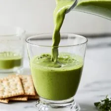 Tropical Pineapple Green Smoothie with Spinach and Chia Recipe
