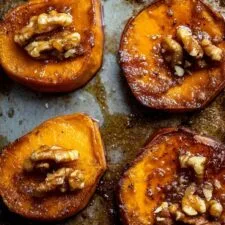 Walnut Maple Roasted Sweet Potatoes Recipe