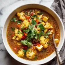 Vegetarian Tofu Coconut Curry Recipe