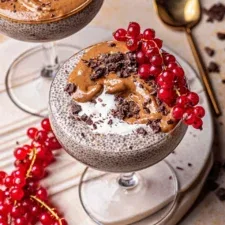 HIGH PROTEIN CHOCOLATE CHIA PUDDING
