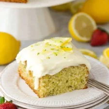 Lemon Zucchini Cake with Cream Cheese Frosting