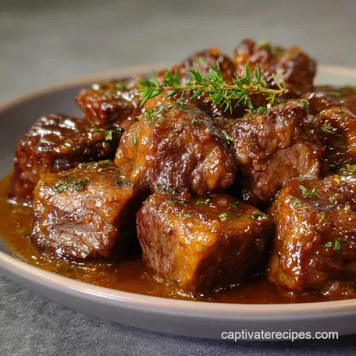 Beef Tips and Gravy: Tender and Old Fashioned