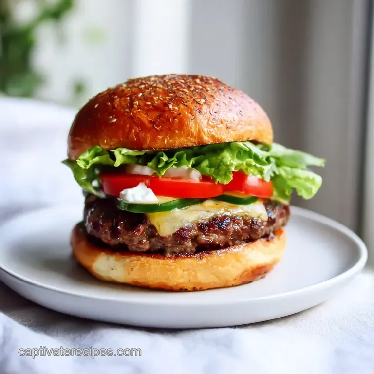 Receta de hamburguesa casera: jugosa y tierna