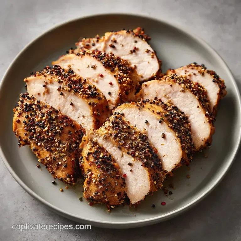 Pollo al pepe nero, intenso e saporito