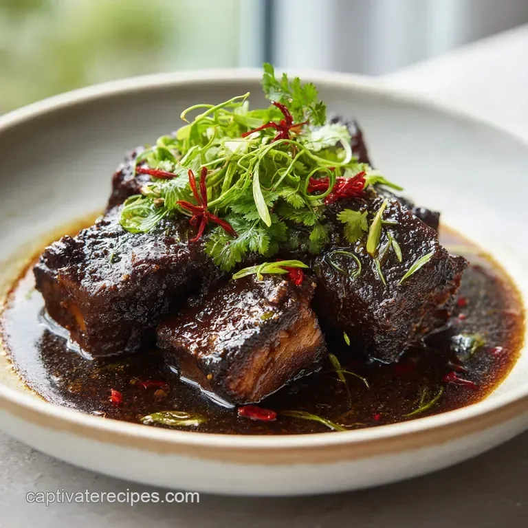 Braised Short Ribs: Tender Beef in Red Wine