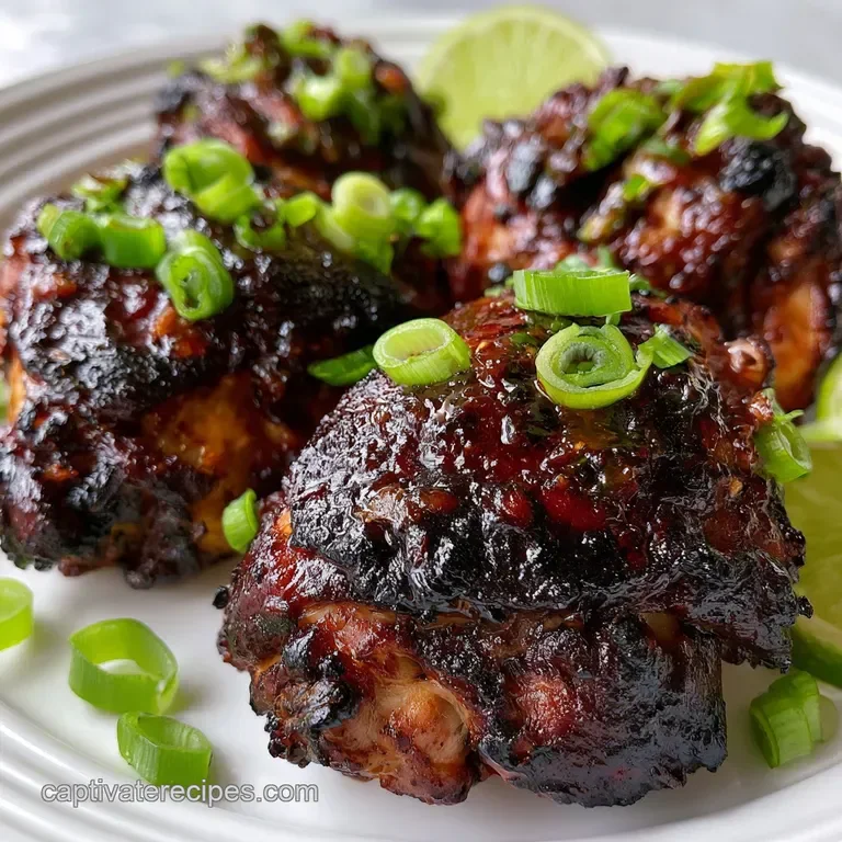 Authentic Caribbean Jerk Chicken: Charred and Spicy