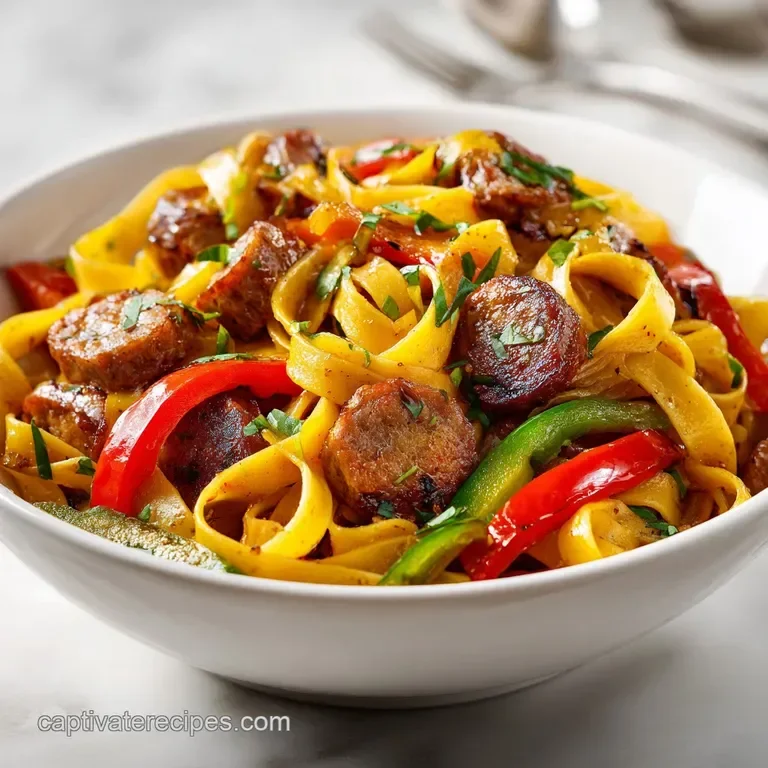 Italian Drunken Noodles: Savory and Bold