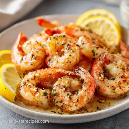 La mejor receta de gambas al ajillo con limón, tiernas y doradas