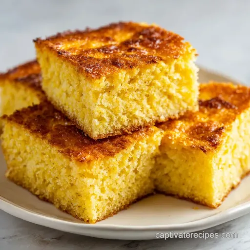 Moist and Sweet Cornbread: Golden and Tender