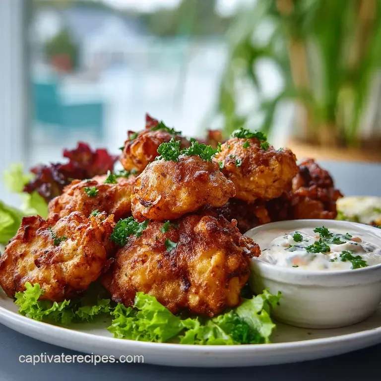 Tender Chicken Fritters