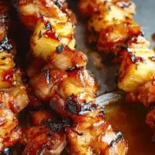 BBQ Pineapple Chicken Kabobs – A Juicy, Flavor-Packed Summer Favorite