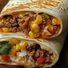 Cheesy Beefy Burrito Delight: A Beginner’s Guide to Comfort Food
