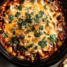 Easy Crockpot Enchilada Casserole: A Beginner-Friendly Comfort Dish