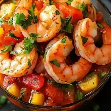 Easy Mexican Shrimp Cocktail with Avocado & Lime: A Fresh Seafood Delight
