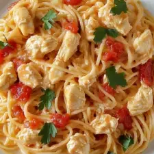 Espaguetis con pollo en una sola olla: una comida sencilla, cremosa y sabrosa para principiantes