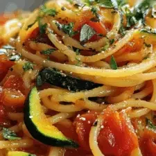 Tomato Zucchini Pasta: A Fresh Twist for Your Dinner Table