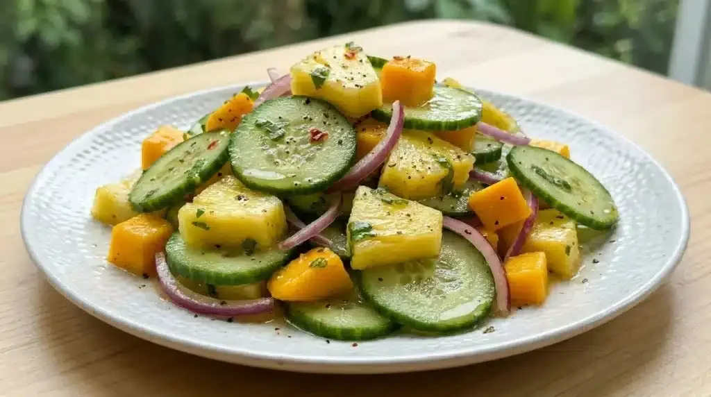 Tropical Cucumber Salad