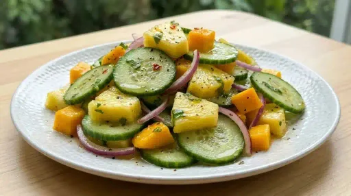Tropical Cucumber Salad