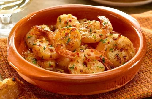 Gamberi all’aglio alla cilena