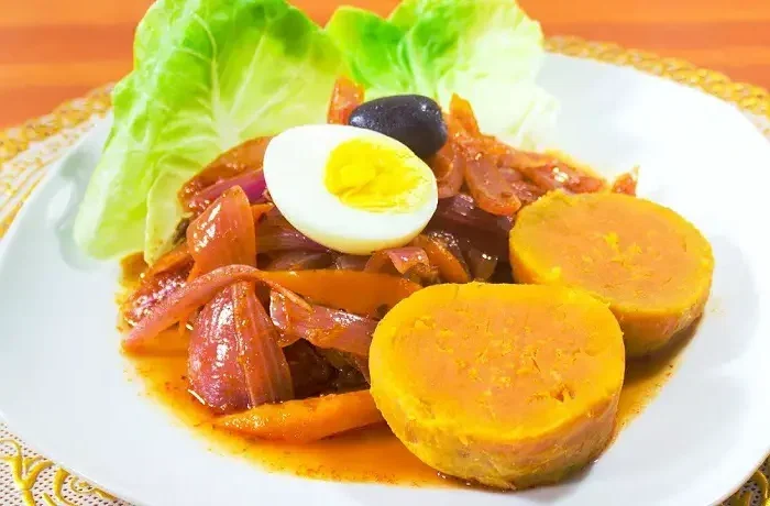 Peruvian fish escabeche