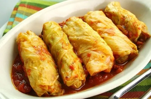 Receta de niños envueltos de repollo