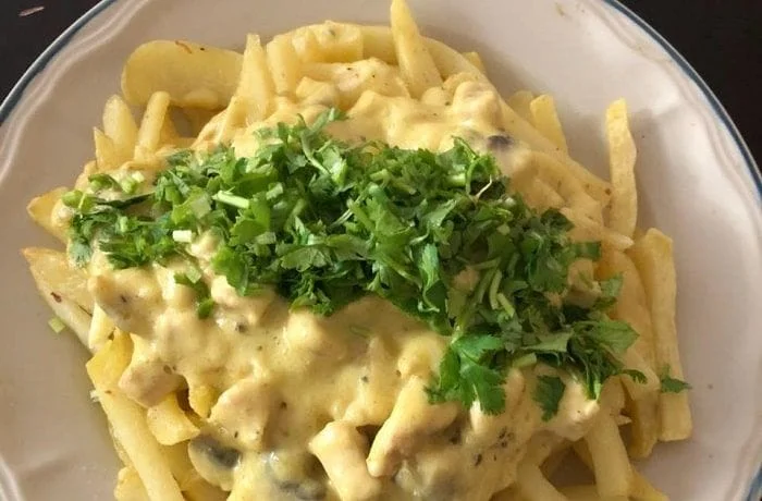 Receta de papas champi nortinas