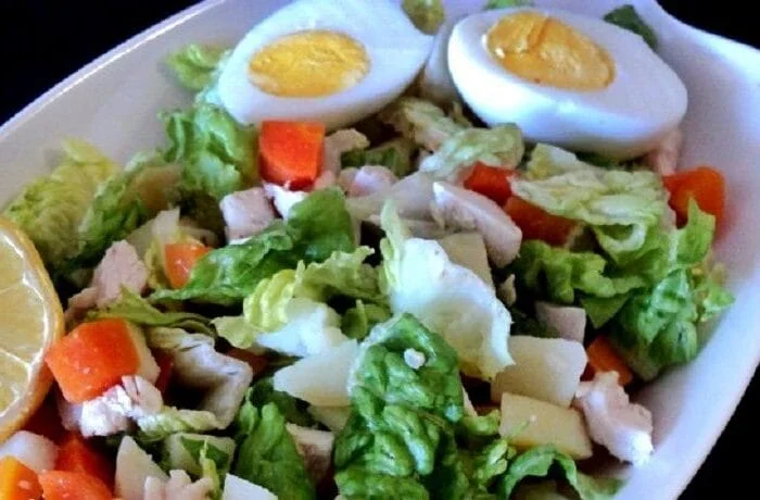Homemade Chilean salpicón
