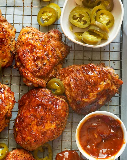 Smoked Pellet Grill Chicken Thighs