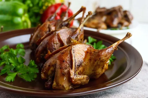 Roasted quail