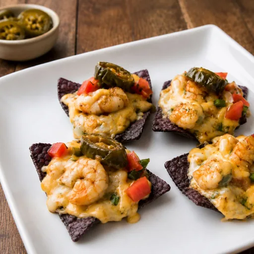 San Antonio-Style Loaded Shrimp Nachos