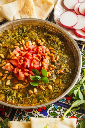 Palestinian Purslane Stew Recipe