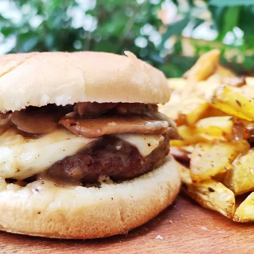 Mushroom Swiss Burger