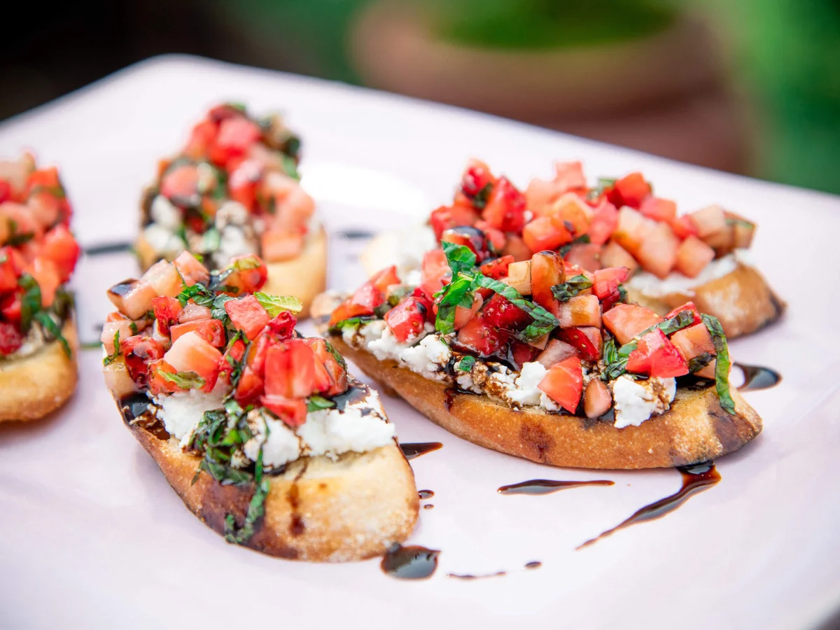 Strawberry Bruschetta