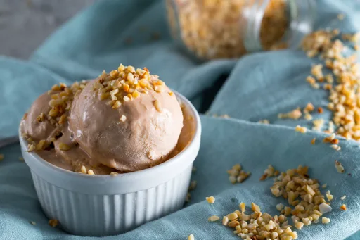 Helado de avellana