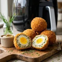 Groningen egg ball from the air fryer