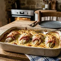 Endive from the Oven with Ham and Cheese