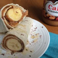Amazing peanut butter and banana wraps