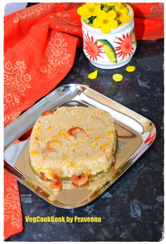 Chakkera Pongali / Sweetened Rice