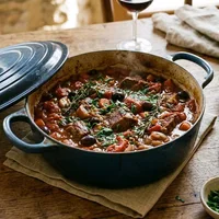Bœuf mijoté à la provençale aux olives et à la tomate